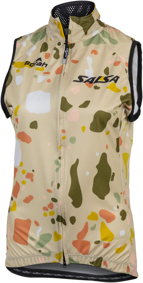 Salsa Womens Terrazzo Vest - Small Tan