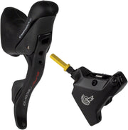 Campagnolo Super Record Ergopower Hydraulic Brake/Shift Lever Disc Caliper - Right/Rear 12-Speed 160mm Flat Mount Caliper BLK