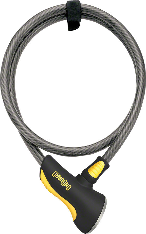OnGuard Akita Cable Lock with Key: 6 x 12mm Gray/Black/Yellow