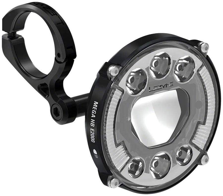 Lezyne Mega HB E2000 Ebike Headlight - 600/2000 Lumen STVZO Compliant Black