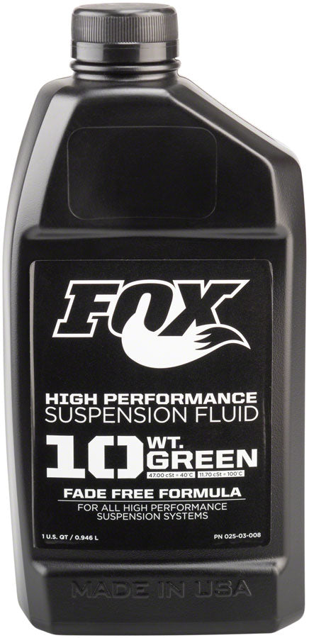 FOX 10 Weight Green Damper Fluid 32 oz