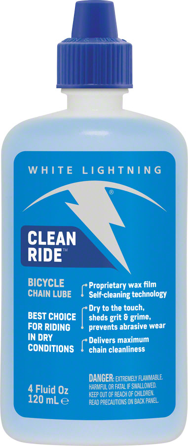 White Lightning Clean Ride Bike Chain Wax Lube - 4oz Drip