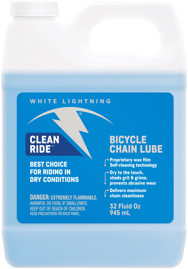 White Lightning Clean Ride Bike Chain Wax Lube - 32oz Bulk