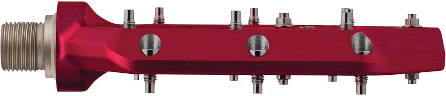 Spank Spike Pedals - Platform Aluminum 9/16" Red