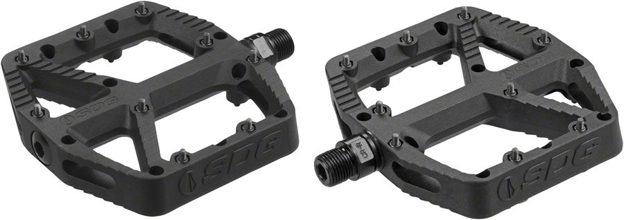 SDG Comp Pedals - Platform Composite  9/16"  Black