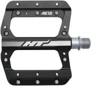 HT Components AE12 Pedals - Platform Aluminum 9/16" Black