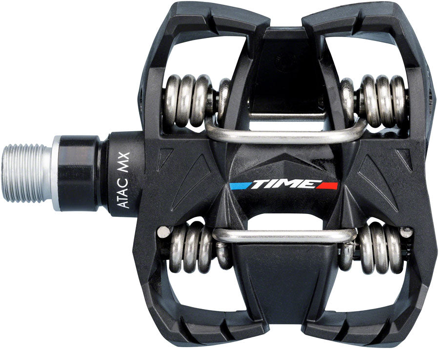 TIME ATAC MX 6 Pedals Body: Composite Spindle: Steel 9/16 Grey Pair