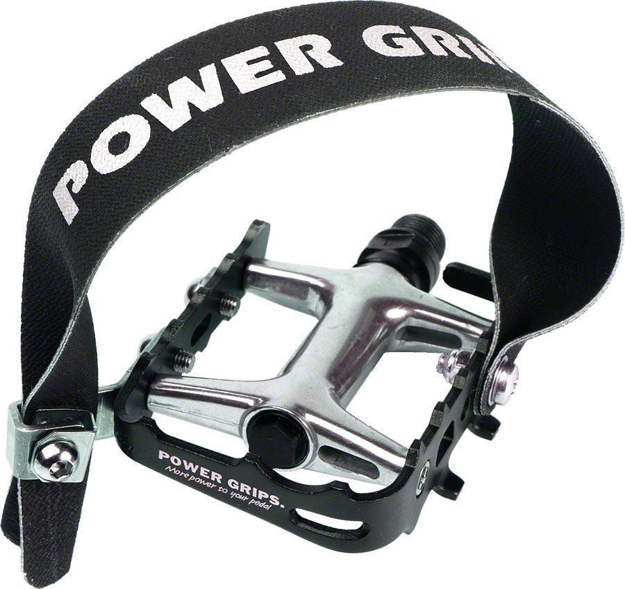 Power Grips High Performance Pedal Kit - Aluminum 9/16" Black