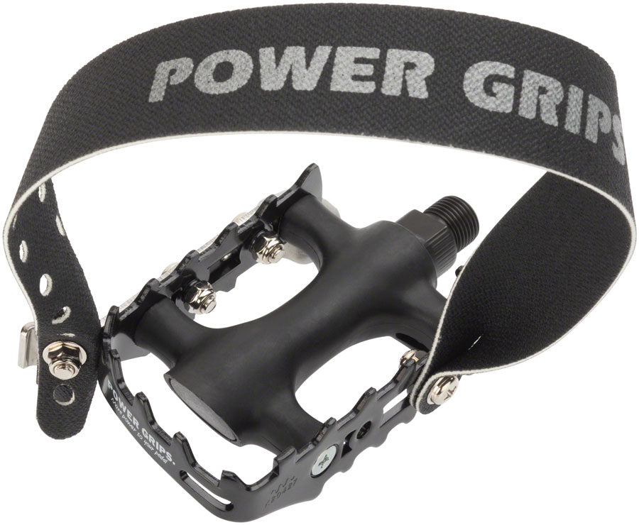 Power Grips Sport Pedal Kit - Plastic 9/16" Black XL