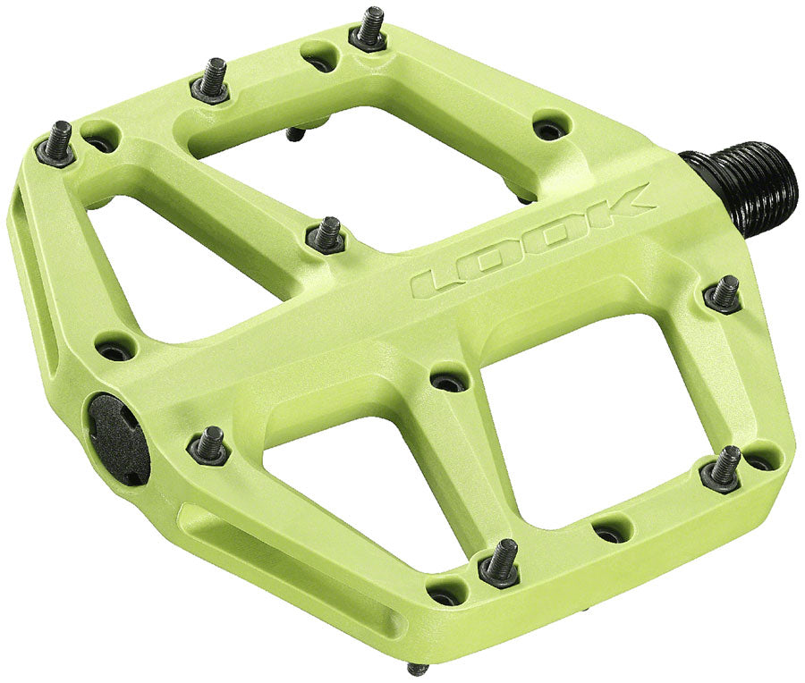 LOOK Trail Fusion Pedals - Platform 9/16" Lime