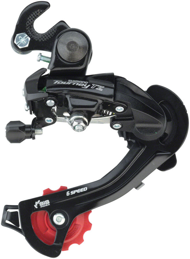 Shimano Tourney RD-TZ500 Rear Derailleur - 67 Speed Long Cage BLK Dropout Claw Hanger