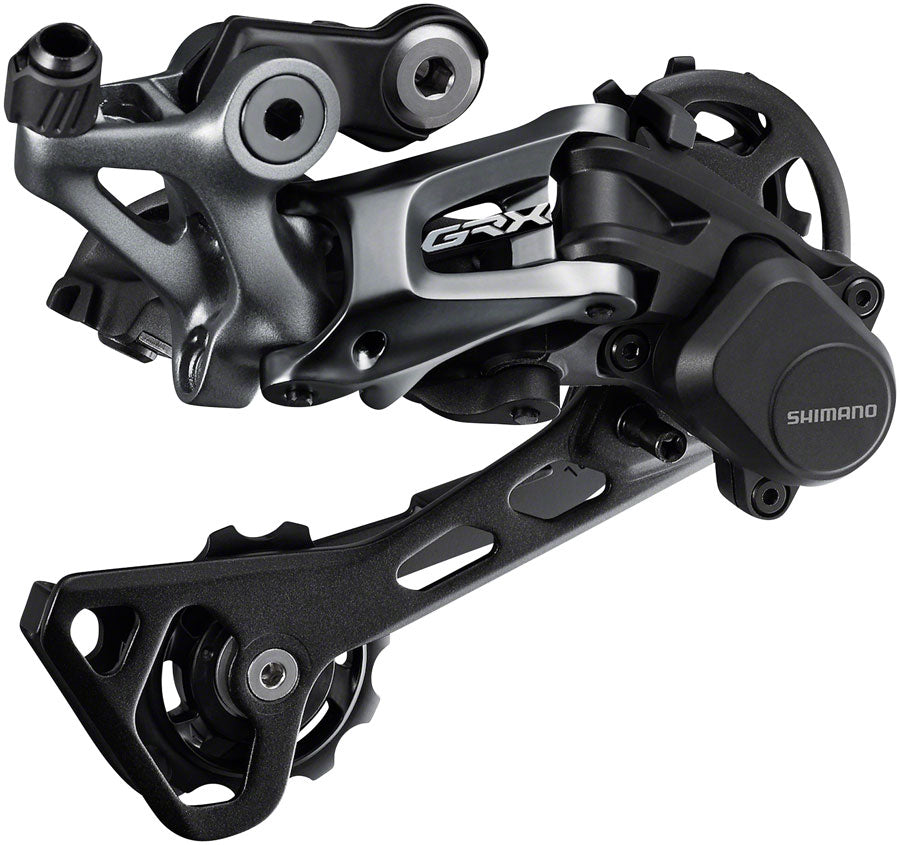 Shimano GRX RD-RX812 Rear Derailleur - 11-Speed Long Cage BLK With Clutch For 1x 42t Low Sprocket Max
