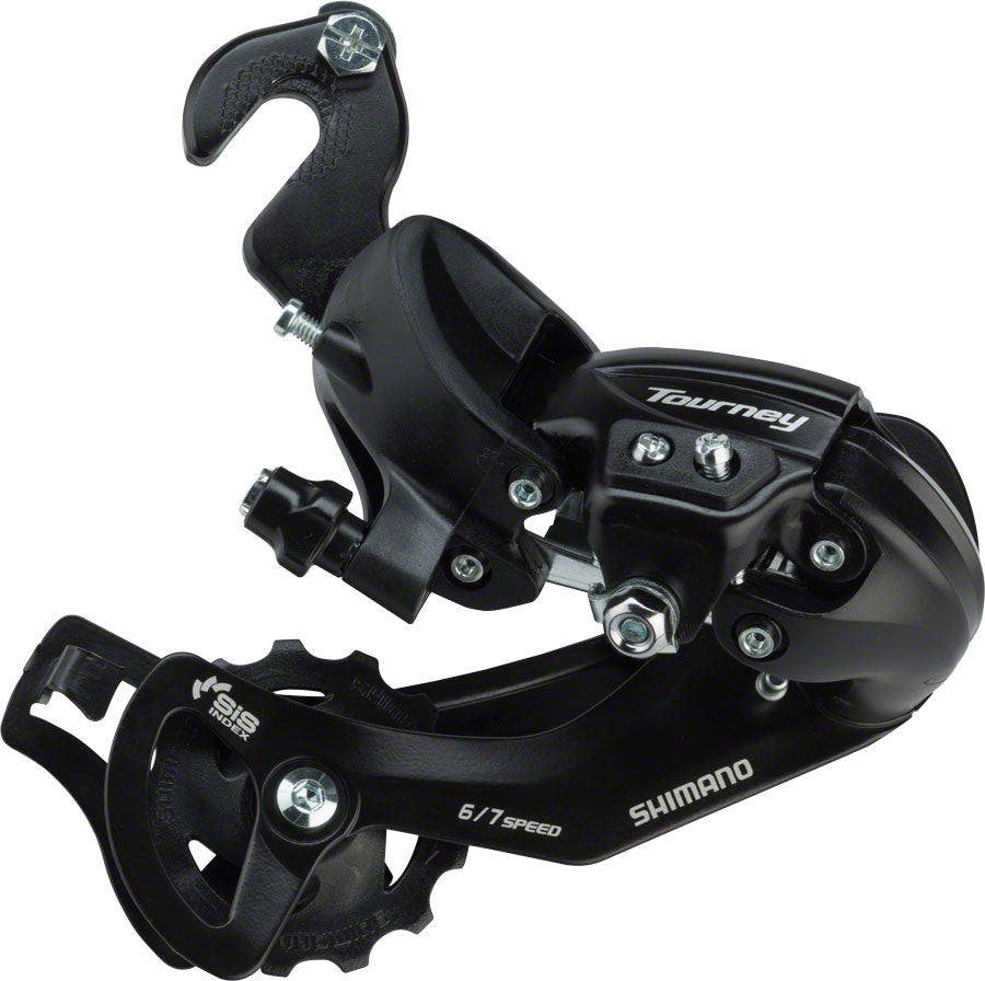Shimano Tourney RD-TY300-SGS Rear Derailleur - 67 Speed Long Cage BLK BMX/Track Frame Hanger