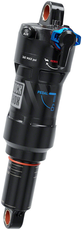 RockShox Deluxe Ultimate RCT Rear Shock - 230 x 60mm LinearAir 2 Tokens Reb/Low Comp 380lb L/O Force Standard C1