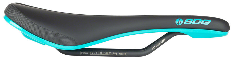 SDG Bel-Air V3 Saddle Lux-Alloy Rails Turquoise