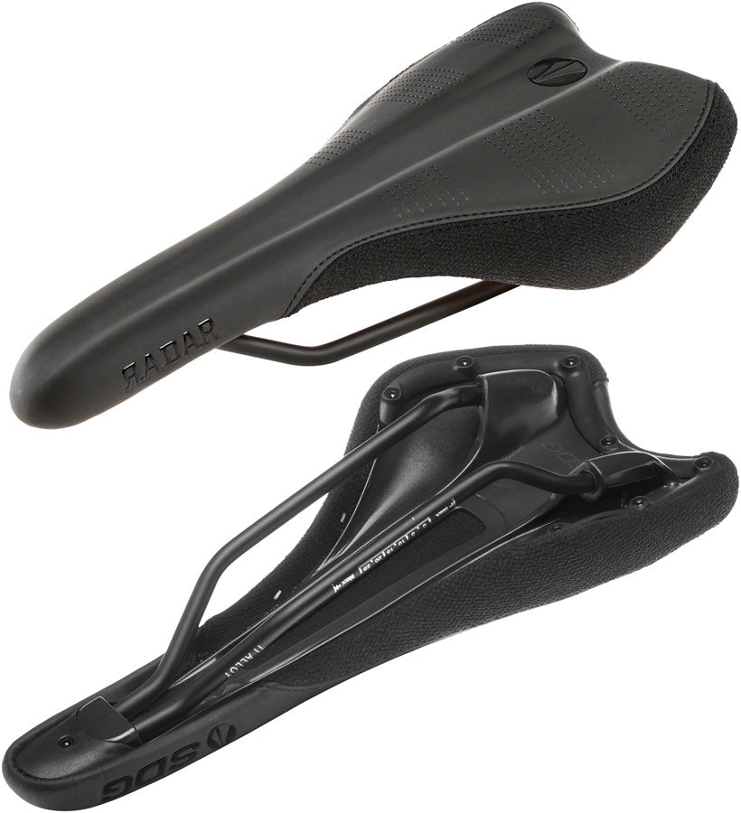 SDG Radar Mtn Saddle Ti-Alloy Rails Black