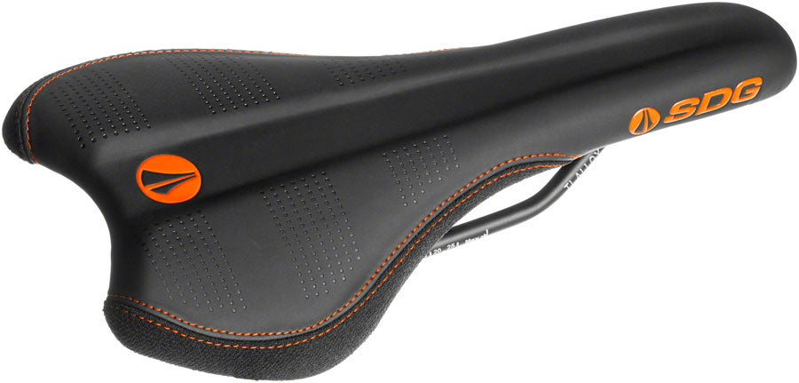 SDG Radar Saddle - Titanium Alloy Black/Orange