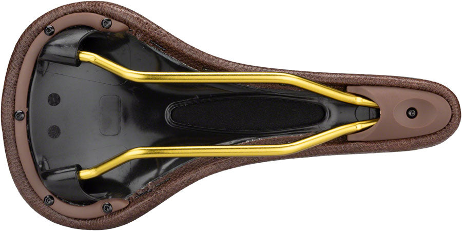 Chromag Trailmaster DT Saddle 280 x 135mm 305g Rawhide/Gold Rails