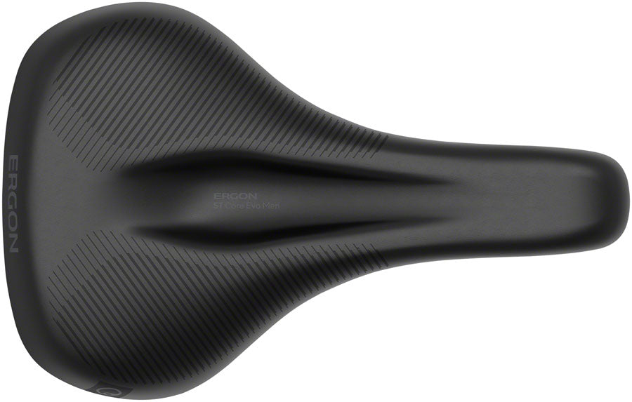 Ergon ST Core Evo Mens Saddle - SM/MD Black/Gray