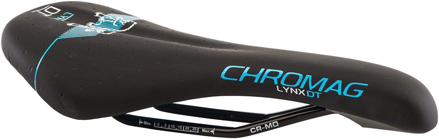 Chromag Lynx DT Saddle - Chromoly Black/Blue