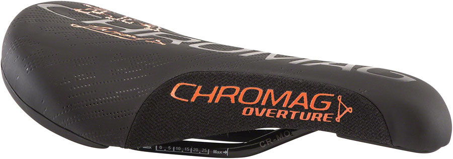 Chromag Overture Saddle 243 x 136mm Unisex 279g Black/Orange