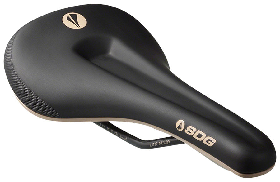 SDG Bel-Air V3 MAX Saddle - Lux-Alloy Black/Tan Sonic Welded Sides