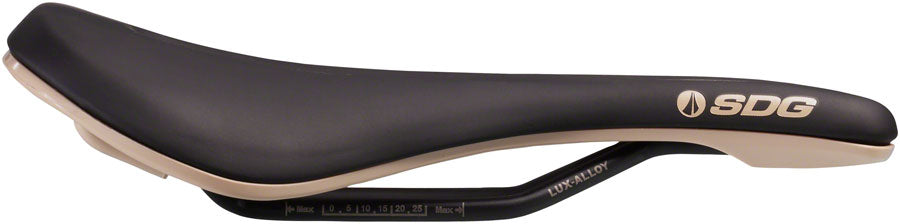 SDG Bel-Air V3 Overland Saddle Lux-Alloy Rails Black/Tan