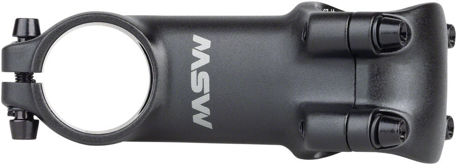 MSW 25 Stem - 80mm 31.8 Clamp +/-25 1-1/8" Aluminum Black