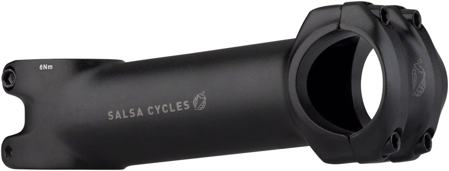 Salsa Guide Stem - 110mm 31.8 Clamp +/-6 1 1/8" Aluminum Black