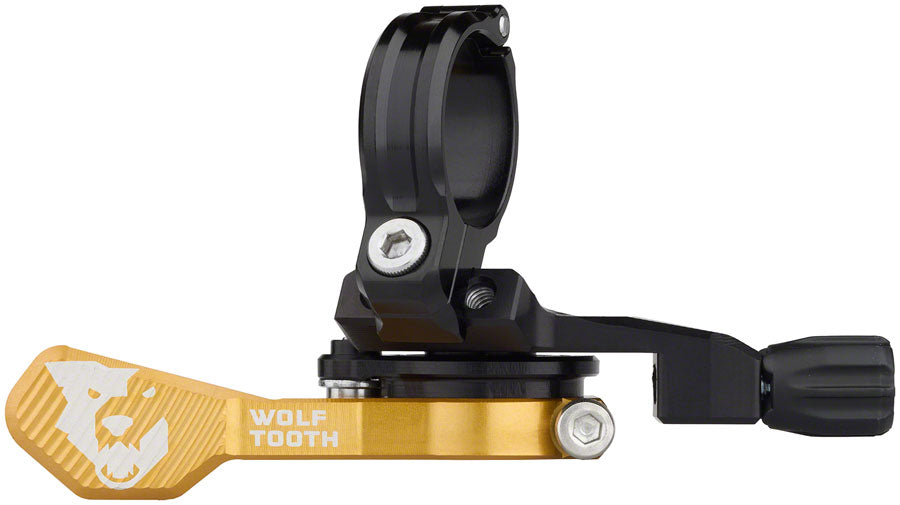 Wolf Tooth ReMote Pro Dropper Post Lever - 22.2mm Clamp Gold