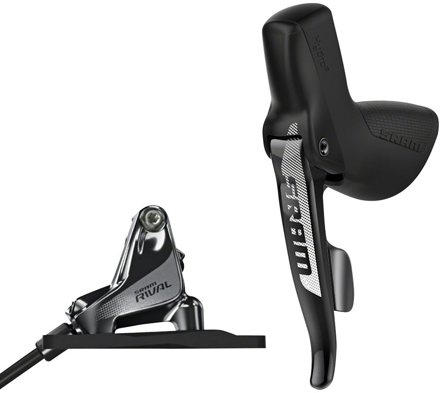 SRAM Rival 1 Disc Brake Cable-Actuated Dropper Remote Lever - Left/Front Flat Mount 20mm Offset BLK A1