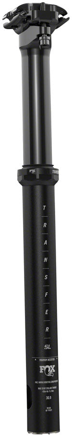 FOX Transfer SL Performance Series Elite Dropper Seatpost - 31.6 100 mm Internal Routing Anodized Upper