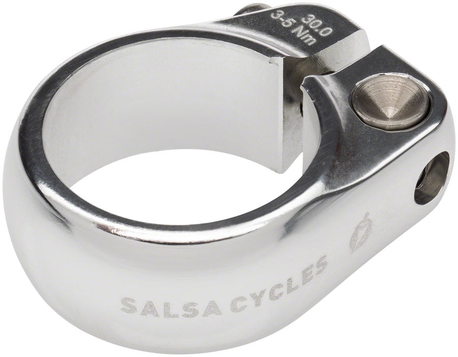 Salsa Lip-Lock Seat Collar 30.0mm Silver