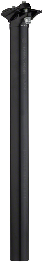 Salsa Guide Deluxe Seatpost 31.6 x 400mm 0mm Offset Black