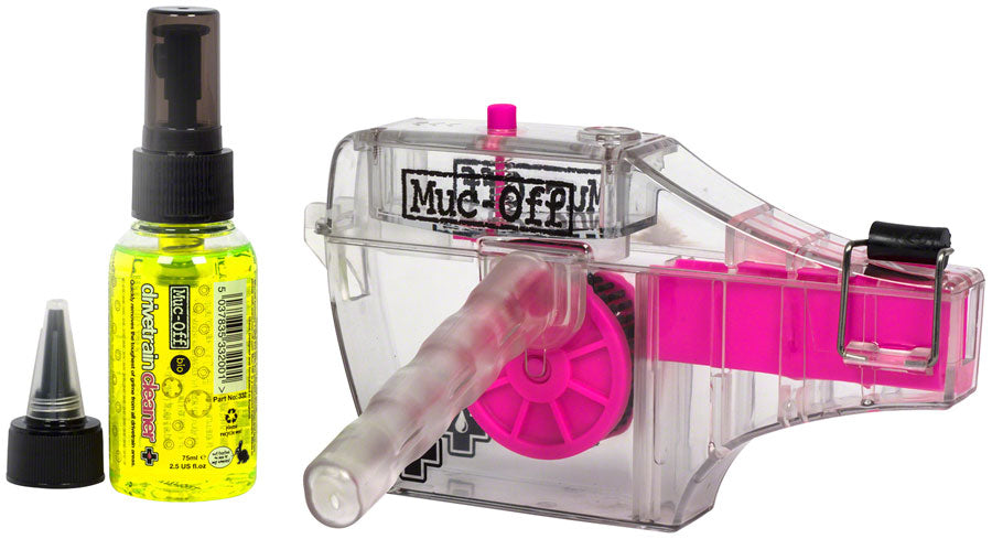 Muc Off X-3 Dirty Chain Machine - Bicycle Chain Cleaning Device for A Deep  and Effective Clean - Includes 75ml Bio Drivetrain Cleaner Bottle