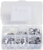 Wheels Manufacturing Kit of six assorted sizes .5 to 5mm 125 Spacers in storage box