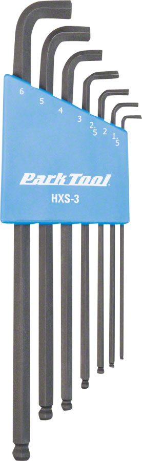 Park Tool HXS-3 Stubby Hex Wrench Set 1.5-6mm