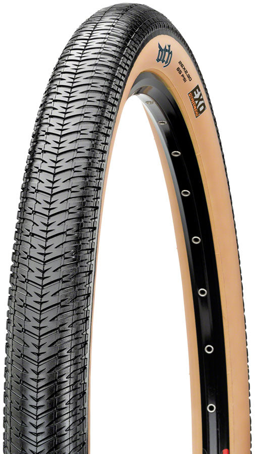 Maxxis DTH Tire - 26 x 2.15 Clincher Folding Black/Dark Tan EXO