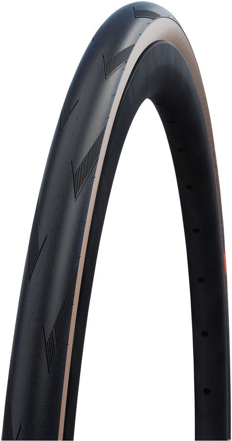 Schwalbe Pro One Tire - 700 x 30 Clincher Folding BLK/Transparent Evolution Super Race Addix Race V-Guard