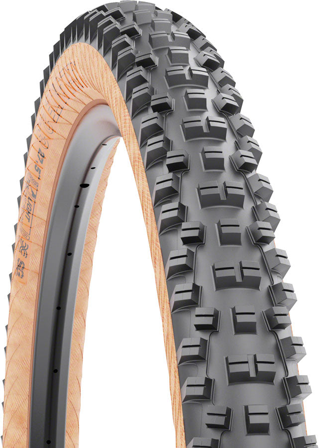 WTB Vigilante Tire - 29 x 2.3 TCS Tubeless Folding BLK/Tan Light/Fast Rolling Dual DNA SG2