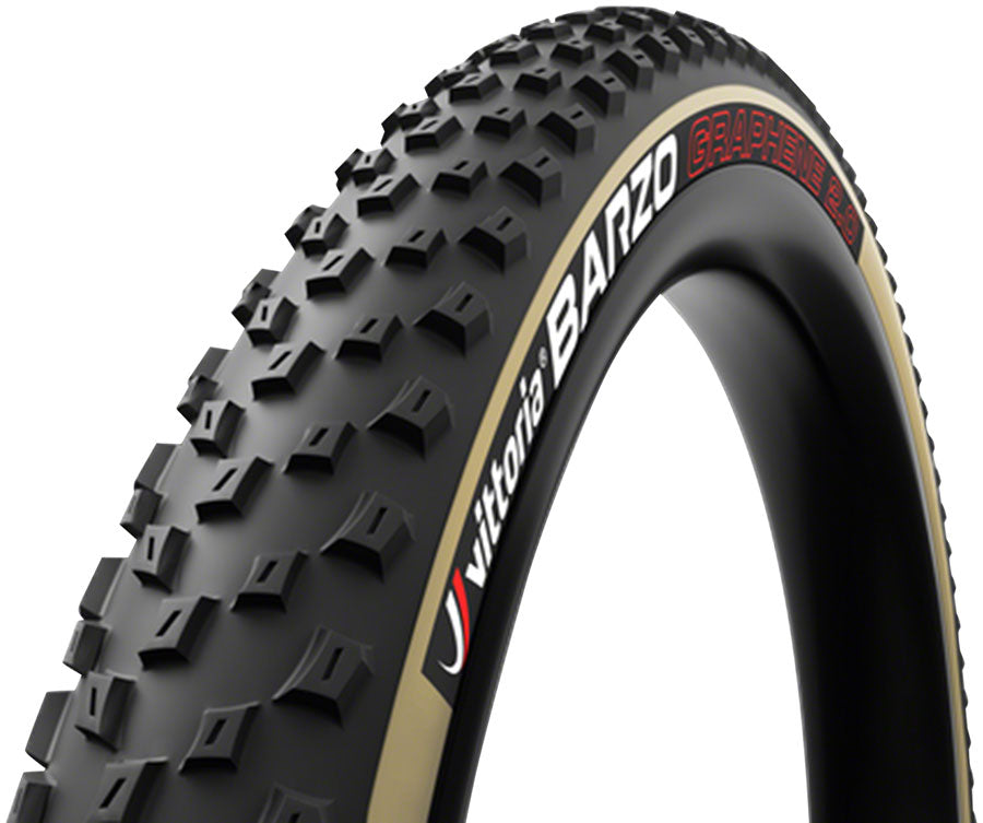 Vittoria Barzo Tire - 29 x 2.35 Tubeless Folding Black/Tan 4C Race G2.0