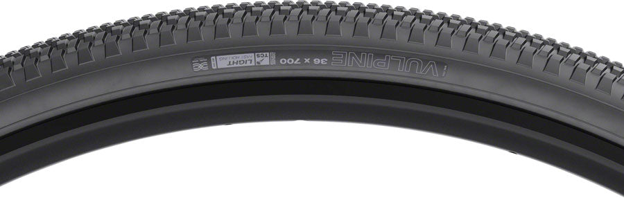 WTB Vulpine Tire - 700 x 36 TCS Tubeless Folding BLK Light/Fast Rolling Dual DNA