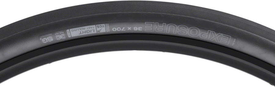 WTB Exposure Tire - 700 x 36 TCS Tubeless Folding BLK Light/Fast Rolling Dual DNA SG2