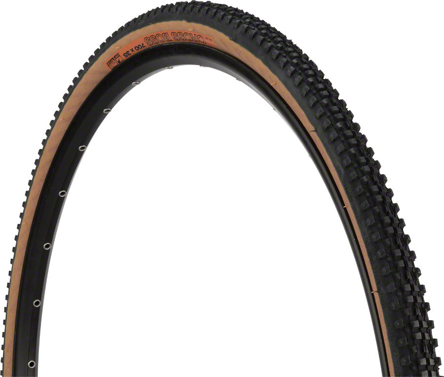 WTB Cross Boss Tire - 700 x 35 TCS Tubeless Folding BLK/Tan Light Fast Rolling