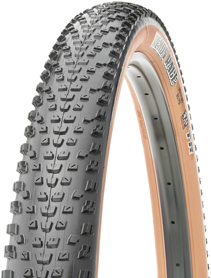 Maxxis Rekon Race Tire - 29 x 2.4 Tubeless Folding BLK/Tan Dual EXO Wide Trail