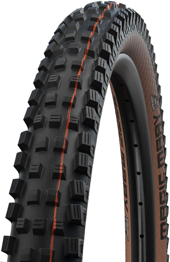 Schwalbe Magic Mary Tire - 29 x 2.4 Tubeless Folding BLK/Bronze Evolution Line Super Gravity Addix Soft