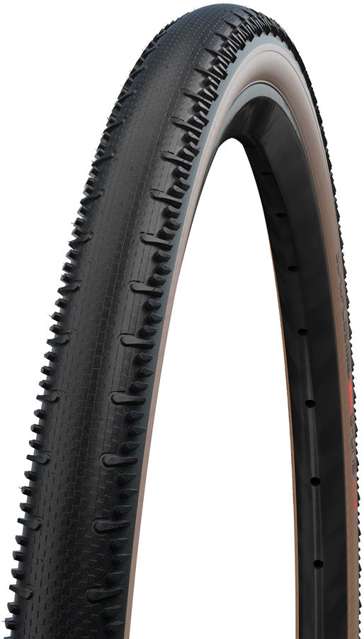 Schwalbe G-One RS Tire - 700 x 35 Tubeless Folding BLK/Transparent Evolution Line Super Race V-Guard Addix Race