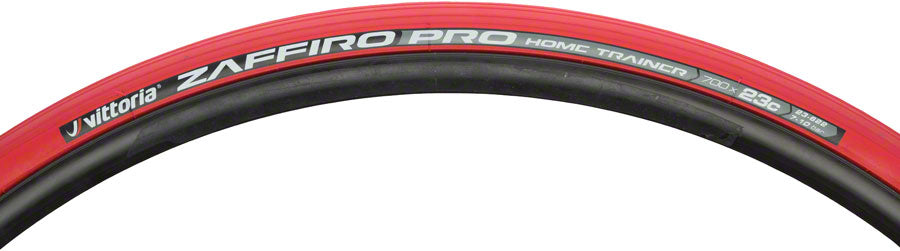 Vittoria Zaffiro Pro Home Trainer Tire - 700 x 23 Folding Clincher Red