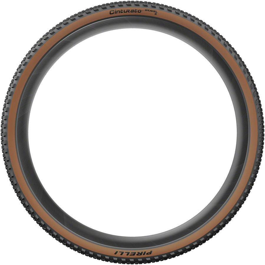 Pirelli Cinturato Gravel S Tire - 700 x 45 Tubeless Folding Black/Tan