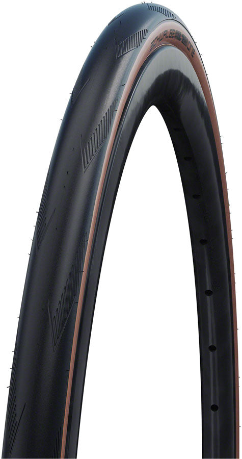 Schwalbe One Tire - 700 x 25 Clincher Folding Bronze Performance Line RaceGuard Addix E-25